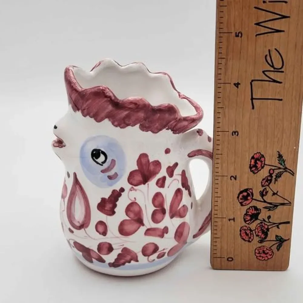 Italian Pottery Chicken Creamer